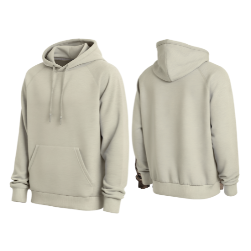 קפוצ'ון קנגורו אפור