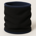 חם צוואר פליז דו-צדדי שחור\כחול